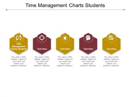 Time management charts students ppt powerpoint presentation slides background cpb