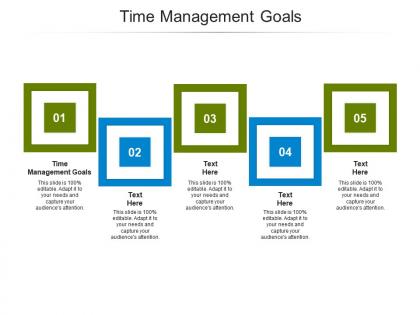 Time management goals ppt powerpoint presentation inspiration graphics cpb