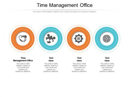 Time management office ppt powerpoint presentation slides design ideas cpb
