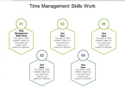 Time management skills work ppt powerpoint presentation gallery graphics design cpb