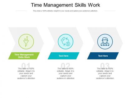 Time management skills work ppt powerpoint presentation icon images cpb