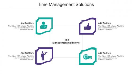 Time Management Solutions Ppt Powerpoint Presentation Pictures Gridlines Cpb