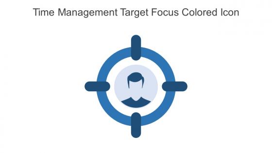 Time Management Target Focus Colored Icon In Powerpoint Pptx Png And Editable Eps Format