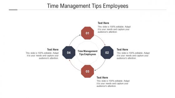 Time management tips employees ppt powerpoint presentation infographic template aids cpb
