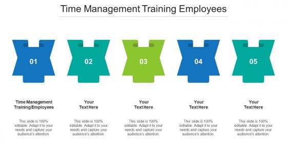 Time Management Training Employees Ppt Powerpoint Presentation Inspiration Deck Cpb