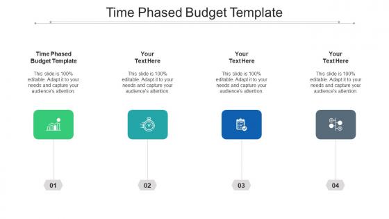 Time Phased Budget Template Ppt Powerpoint Presentation Slides Guide Cpb
