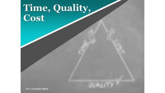 Time Quality Cost Cost Resources Time Schedule Quality Scope