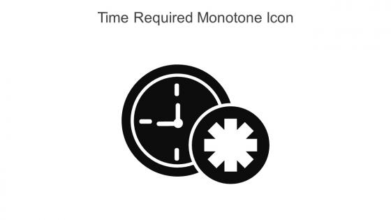 Time Required Monotone Icon In Powerpoint Pptx Png And Editable Eps Format