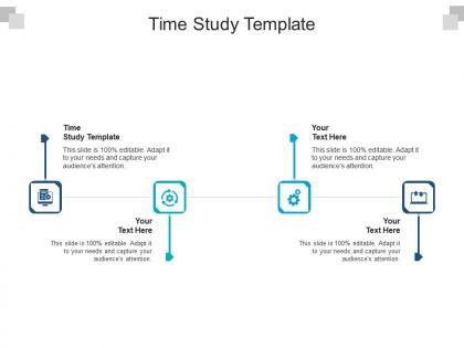 Time study template ppt powerpoint presentation model clipart images cpb