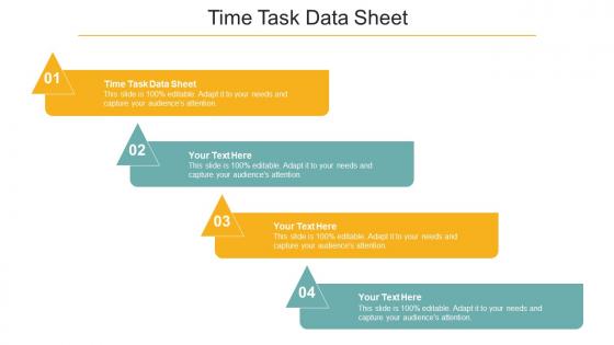 Time Task Data Sheet Ppt Powerpoint Presentation Model Design Ideas Cpb