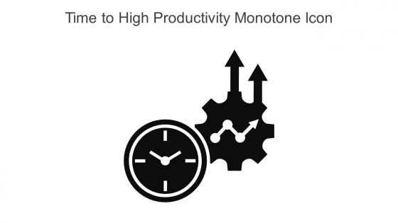 Time To High Productivity Monotone Icon In Powerpoint Pptx Png And Editable Eps Format