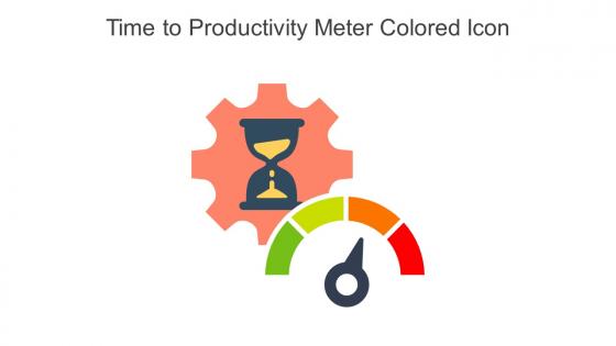Time To Productivity Meter Colored Icon In Powerpoint Pptx Png And Editable Eps Format