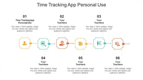 Time tracking app personal use ppt powerpoint presentation professional slides cpb