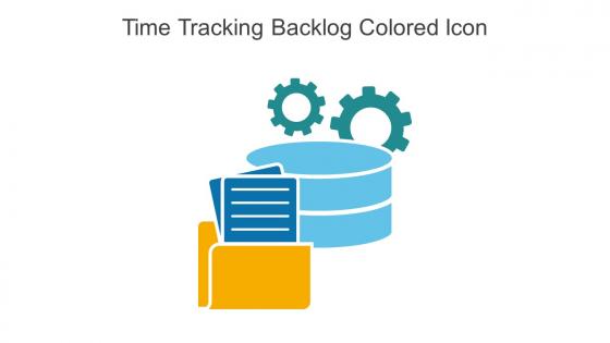 Time Tracking Backlog Colored Icon In Powerpoint Pptx Png And Editable Eps Format