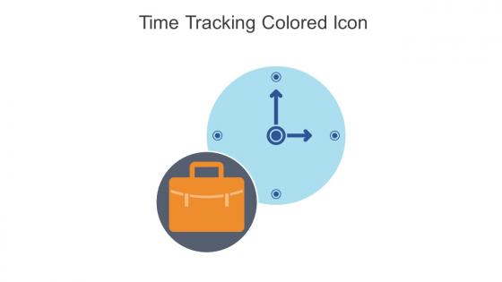 Time Tracking Colored Icon In Powerpoint Pptx Png And Editable Eps Format