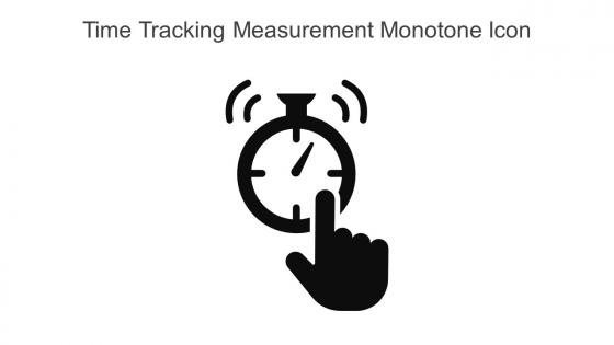 Time Tracking Measurement Monotone Icon In Powerpoint Pptx Png And Editable Eps Format