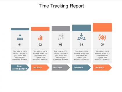 Time tracking report ppt powerpoint presentation styles example file cpb