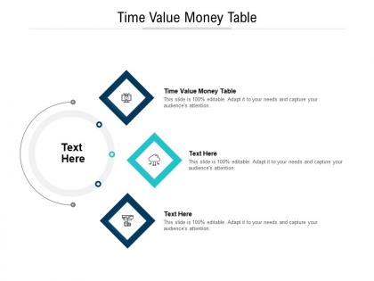 Time value money table ppt powerpoint presentation infographic template master slide cpb
