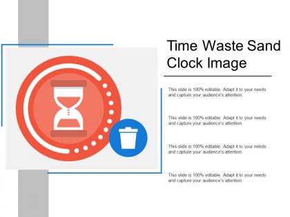 Time waste sand clock image