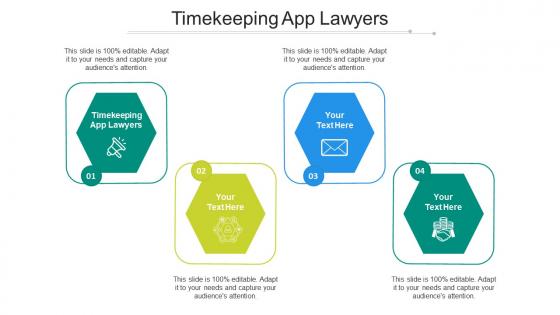 Timekeeping app lawyers ppt powerpoint presentation summary designs cpb