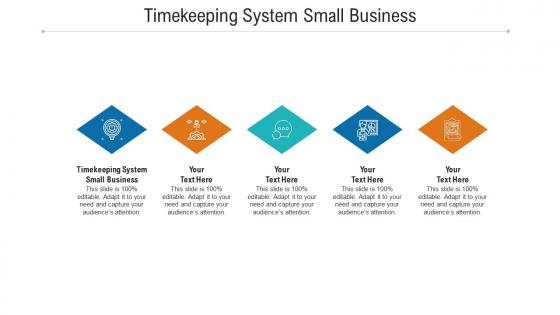 Timekeeping system small business ppt powerpoint presentation portfolio graphic images cpb