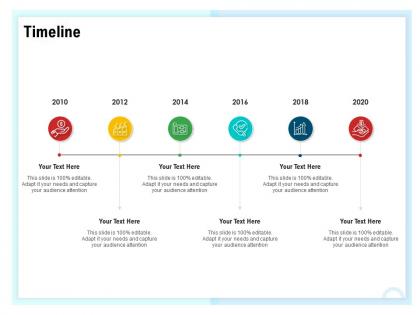 Timeline 2010 to 2020 m1581 ppt powerpoint presentation slides graphics tutorials