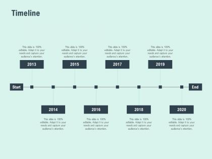 Timeline 2013 to 2020 f813 ppt powerpoint presentation portfolio gallery