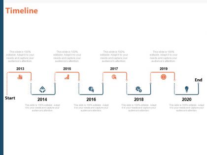 Timeline 2013 to 2020 m39 ppt powerpoint presentation file good