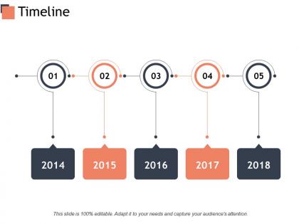 Timeline 2014 to 2018 c411 ppt powerpoint presentation styles design inspiration