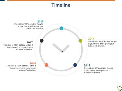 Timeline 2014 to 2018 l18 ppt powerpoint presentation styles themes