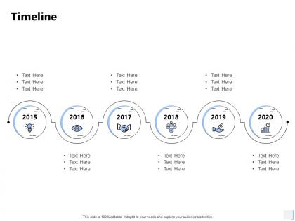 Timeline 2015 to 2020 f869 ppt powerpoint presentation gallery inspiration