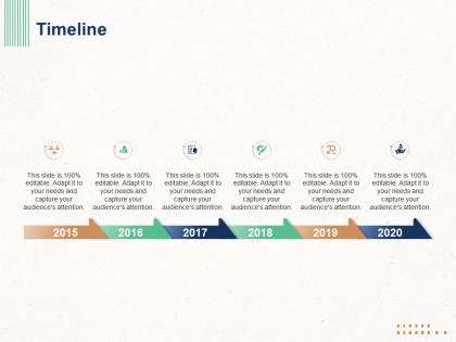 Timeline 2015 to 2020 l1296 ppt powerpoint presentation slides designs