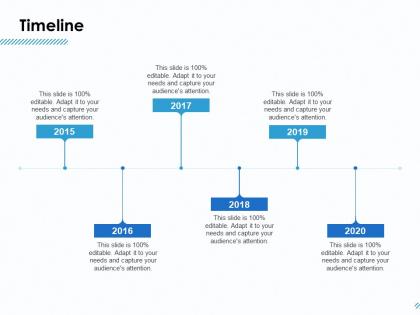 Timeline 2015 to 2020 l917 ppt powerpoint presentation styles deck