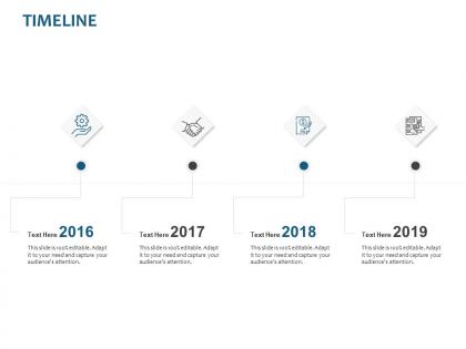 Timeline 2016 to 2019 l848 ppt powerpoint presentation inspiration