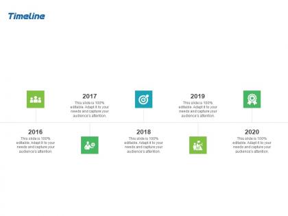 Timeline 2016 to 2020 l1059 ppt powerpoint presentation file information