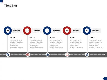 Timeline 2016 to 2020 l1331 ppt powerpoint presentation show design templates