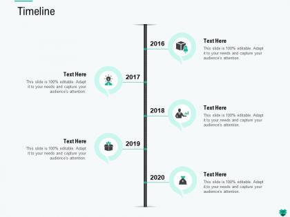 Timeline 2016 to 2020 l2202 ppt powerpoint presentation layouts deck