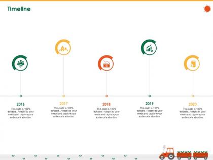 Timeline 2016 to 2020 m1165 ppt powerpoint presentation ideas example introduction