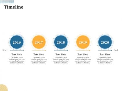 Timeline 2016 to 2020 m2018 ppt powerpoint presentation summary graphics
