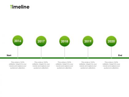 Timeline 2016 to 2020 ppt powerpoint presentation icon graphics download