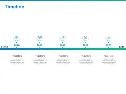 Timeline 2016 to 2020 years ppt powerpoint presentation example 2015
