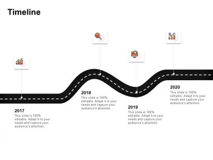 Timeline 2017 to 2020 f873 ppt powerpoint presentation styles design templates