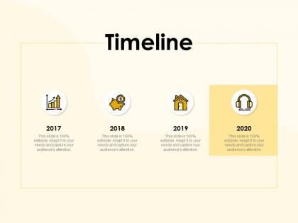 Timeline 2017 to 2020 l1136 ppt powerpoint presentation pictures examples