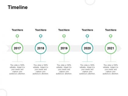 Timeline 2017 to 2021 l754 ppt powerpoint presentation styles icon