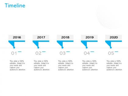 Timeline 2018 to 2020 l1041 ppt powerpoint presentation slides