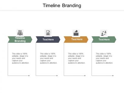 Timeline branding ppt powerpoint presentation summary portfolio cpb