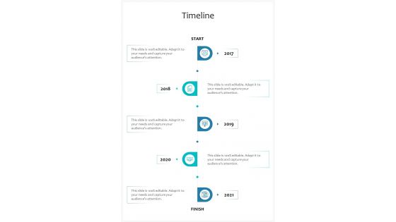 Timeline Business Proposal Template One Pager Sample Example Document