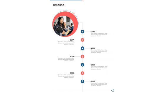 Timeline Call Center Proposal One Pager Sample Example Document