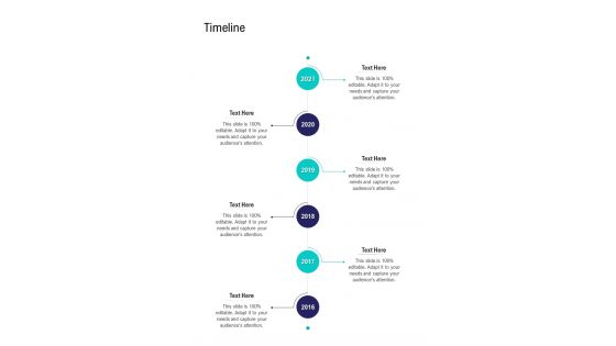 Timeline E Mail Marketing Proposal One Pager Sample Example Document