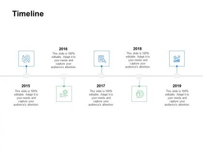 Timeline five years ppt powerpoint presentation show example introduction